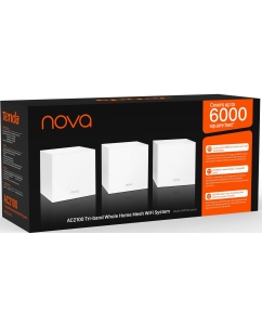 Купить Mesh система Tenda MW12(2-PACK) 2NODE NOVA White 1337119  в E-mobi