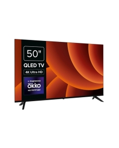 Купить Телевизор Rombica QL50 50MT-UDG54G, 50&quot;(127 см), UHD 4K  в E-mobi