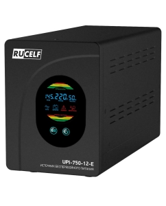 Купить Источник бесперебойного питания RUCELF UPI-750-12-E 750 ВА/480 Вт (без АКБ) в E-mobi