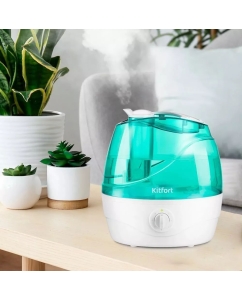 Купить Воздухоувлажнитель Kitfort КТ-2834-3 белый, зеленый  в E-mobi