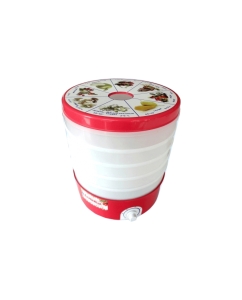 Купить Сушилка для овощей и фруктов ДАЧНИЦА СШ-006 white/red в E-mobi