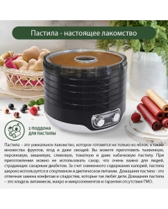 Купить Сушилка для овощей и фруктов Marta MFD-2052PS Black  в E-mobi