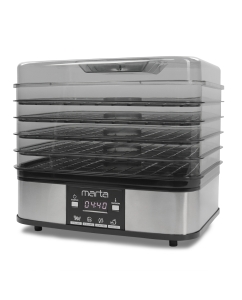 Купить Сушилка для овощей и фруктов Marta MT-FD1887E черный в E-mobi