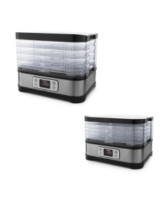 Купить Сушилка для овощей и фруктов Kitfort KT-1903 silver/black  в E-mobi