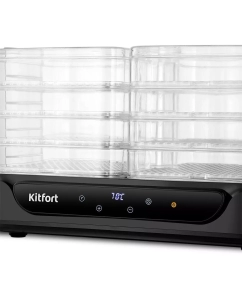 Купить Сушилка для овощей и фруктов Kitfort КТ-1978 черный  в E-mobi