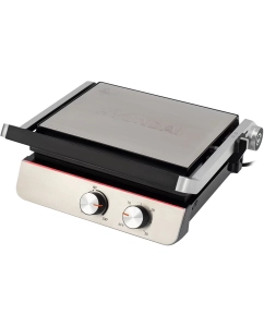 Купить Гриль HYUNDAI HYG-3021 серебристый, черный в E-mobi