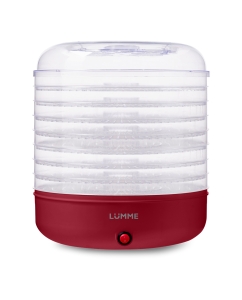 Купить Сушилка для овощей и фруктов Lumme LFD-108PP Maroon Garnet в E-mobi