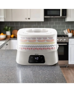 Купить Сушилка для овощей и фруктов Kitfort КТ-1991 белый  в E-mobi