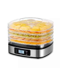 Купить Сушилка для овощей и фруктов KitFort КТ-1943 серебристый в E-mobi