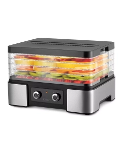 Купить Сушилка для овощей и фруктов Kitfort КТ-1958 черный, серый в E-mobi