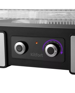 Купить Сушилка для овощей и фруктов Kitfort КТ-1958 черный, серый  в E-mobi