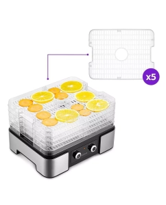 Купить Сушилка для овощей и фруктов Kitfort КТ-1958 черный, серый  в E-mobi