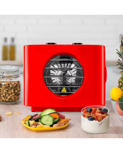 Купить Сушилка для овощей и фруктов Kitfort КТ-1952-1 красная  в E-mobi