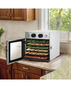 Купить Сушилка для овощей и фруктов Kitfort КТ-4902 серый  в E-mobi