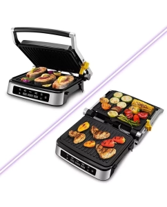 Купить Гриль Kitfort КТ-3615 серый, черный  в E-mobi