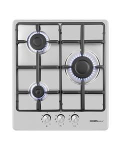 Купить Встраиваемая варочная панель газовая HOMSair HGS433GS серебристый в E-mobi