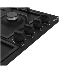 Купить Встраиваемая варочная панель газовая HotPoint HGMT 642 BL черный  в E-mobi