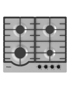 Купить Встраиваемая варочная панель газовая Haier HHX-M64RNX серебристый в E-mobi