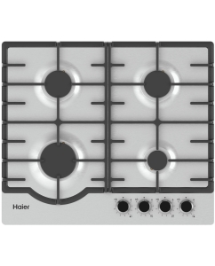 Купить Встраиваемая варочная панель газовая Haier HHX-M64RNVX серебристый в E-mobi