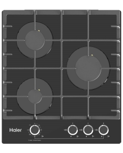 Купить Встраиваемая варочная панель газовая Haier HHX-G53CNMB черный в E-mobi