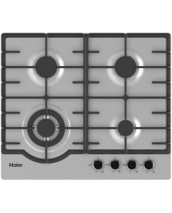 Купить Встраиваемая варочная панель газовая Haier HHX-M64RFX серебристый в E-mobi