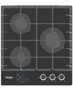 Купить Встраиваемая варочная панель газовая Haier HHX-G53CNSB черный в E-mobi
