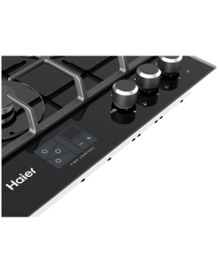 Купить Встраиваемая варочная панель газовая Haier HHX-G53CNSB черный  в E-mobi