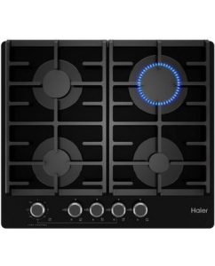 Купить Встраиваемая варочная панель газовая Haier HHX-G64CNMB черный в E-mobi