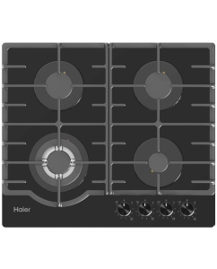Купить Встраиваемая варочная панель газовая Haier HHX-G64RFVLB черный в E-mobi