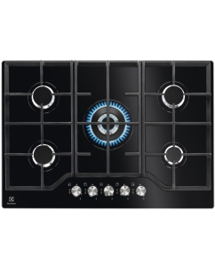 Купить Встраиваемая варочная панель газовая Electrolux KGG75362K черный в E-mobi