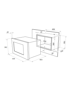 Купить Встраиваемая микроволновая печь AKPO MEA 92508 SEA07 белый  в E-mobi