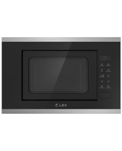 Купить Встраиваемая микроволновая печь LEX BIMO 20.02 IX серебристый/черный в E-mobi