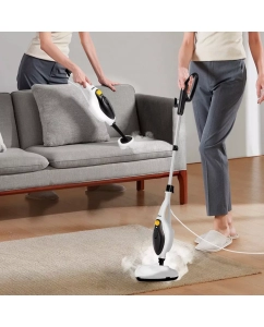 Купить Паровая швабра Kitfort КТ-1043 белый, черный  в E-mobi