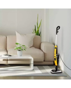 Купить Паровая швабра Kitfort КТ-1017-3 черный, желтый  в E-mobi