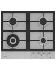 Купить Встраиваемая варочная панель газовая HotPoint HGMT 641 W IX серебристый в E-mobi