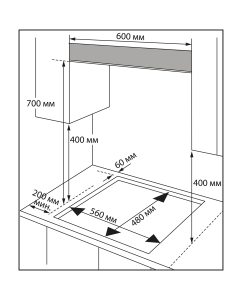 Купить Встраиваемая варочная панель газовая Hiberg VM 60440 W белый  в E-mobi