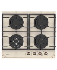Купить Встраиваемая варочная панель газовая Korting HGG 6911 CTRB бежевый в E-mobi
