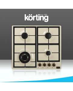 Купить Встраиваемая варочная панель газовая Korting HG 665 CTRB бежевый в E-mobi