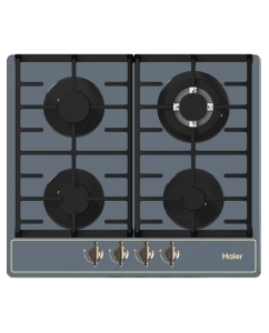 Купить Встраиваемая варочная панель газовая Haier HHX-M64ATQBB серый в E-mobi
