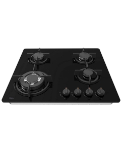 Купить Встраиваемая варочная панель газовая Haier HHX-G64CWB1 черный в E-mobi