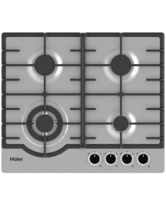 Купить Встраиваемая варочная панель газовая Haier HHX-M64RFVLX серебристый в E-mobi