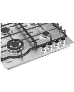 Купить Встраиваемая варочная панель газовая Haier HHX-M64RFVLX серебристый  в E-mobi