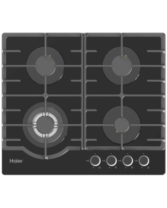 Купить Встраиваемая варочная панель газовая Haier HHX-G64RFB черный в E-mobi