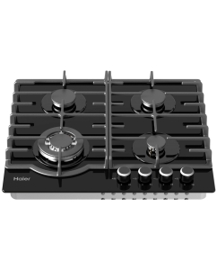 Купить Встраиваемая варочная панель газовая Haier HHX-G64RFB черный  в E-mobi