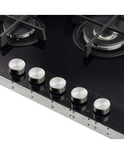 Купить Встраиваемая варочная панель газовая Delonghi NSL 575 NC RUS черный  в E-mobi