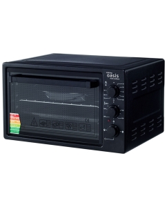 Купить Мини-печь Oasis M-37CB черная в E-mobi