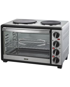 Купить Мини-печь MYSTERY MOT-3330 серый, черный в E-mobi