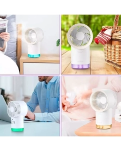 Купить Вентилятор настольный Kitfort КТ-417 белый  в E-mobi