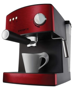 Купить Рожковая кофеварка Polaris PCM 1528AE Adore Crema Red в E-mobi