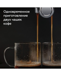 Купить Рожковая кофеварка BQ CM1005 серебристая, черная  в E-mobi